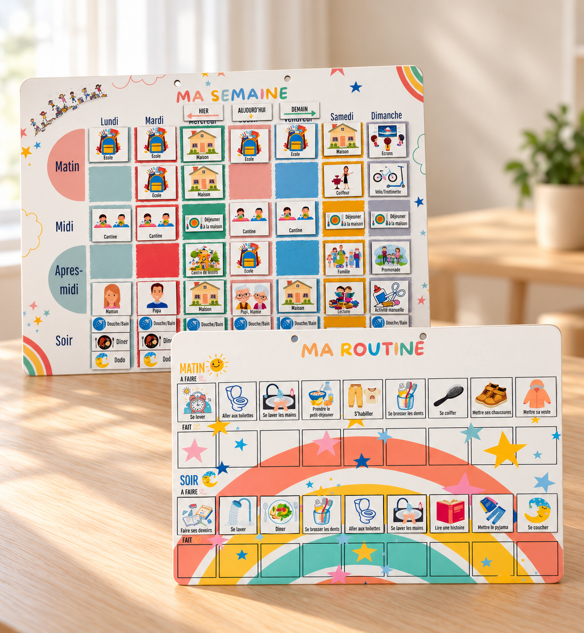 Coffret Duo — Petit semainier & Routine