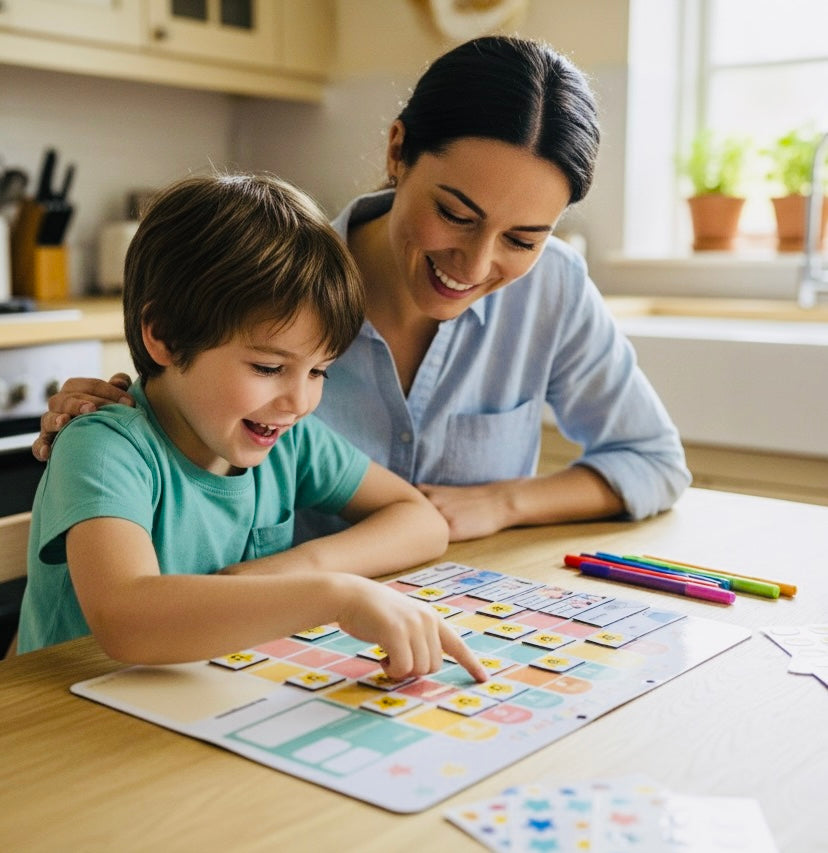 Tableau Éducatif Enfant – Motivation et Autonomie Quotidienne