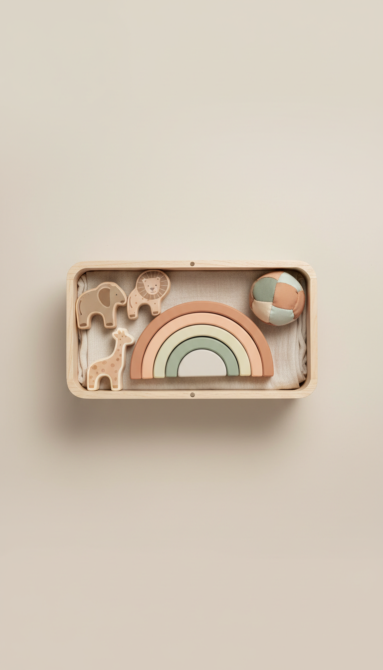 Coffret cadeau Montessori personnalisable activités sensorielles