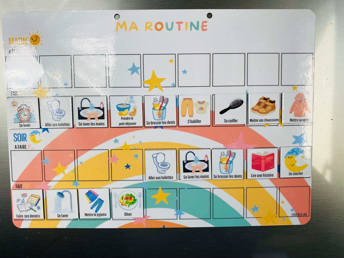 DIY: La routine quotidienne des enfants pour l'école • Le blog DIY: La routine quotidienne des enfants pour l'école • Le blog